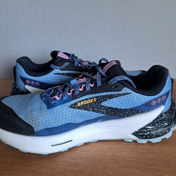 Brooks Skyvault Catamount 2 Trail Running Shoes Womens 10 Blue Hiking Walking - Picture 8 of 11